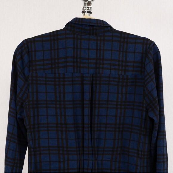 Thakoon collective blue plaid shirtdress size 6 - Picture 6 of 12